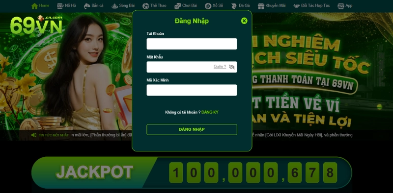 Đăng nhập dễ dàng 